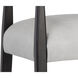 Keagan 41.5 inch Saloon Light Grey Leather Barstool